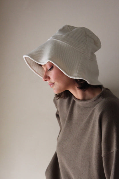 Sample Levi Rippled Cotton Bucket Hat