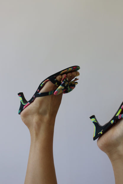 Vintage Costa Blanca Kitten Heel Sandal