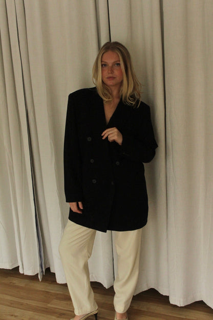 Vintage DKNY Pure Wool Double Breasted Blazer