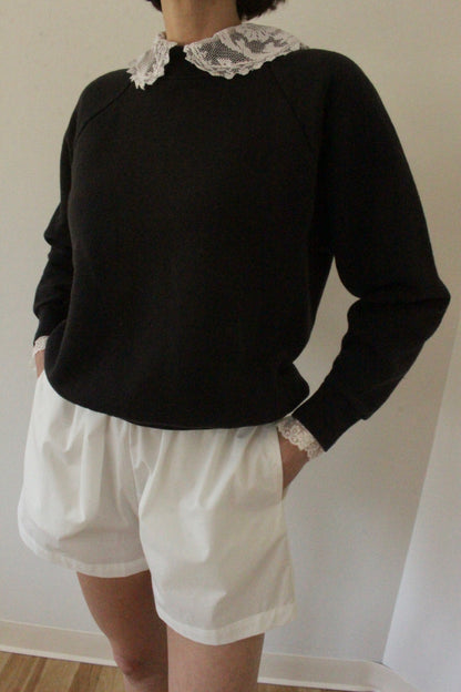 Reworked Vintage Collared Crewneck