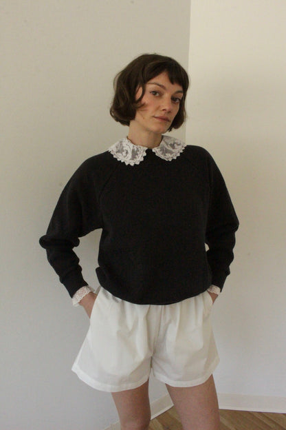 Reworked Vintage Collared Crewneck