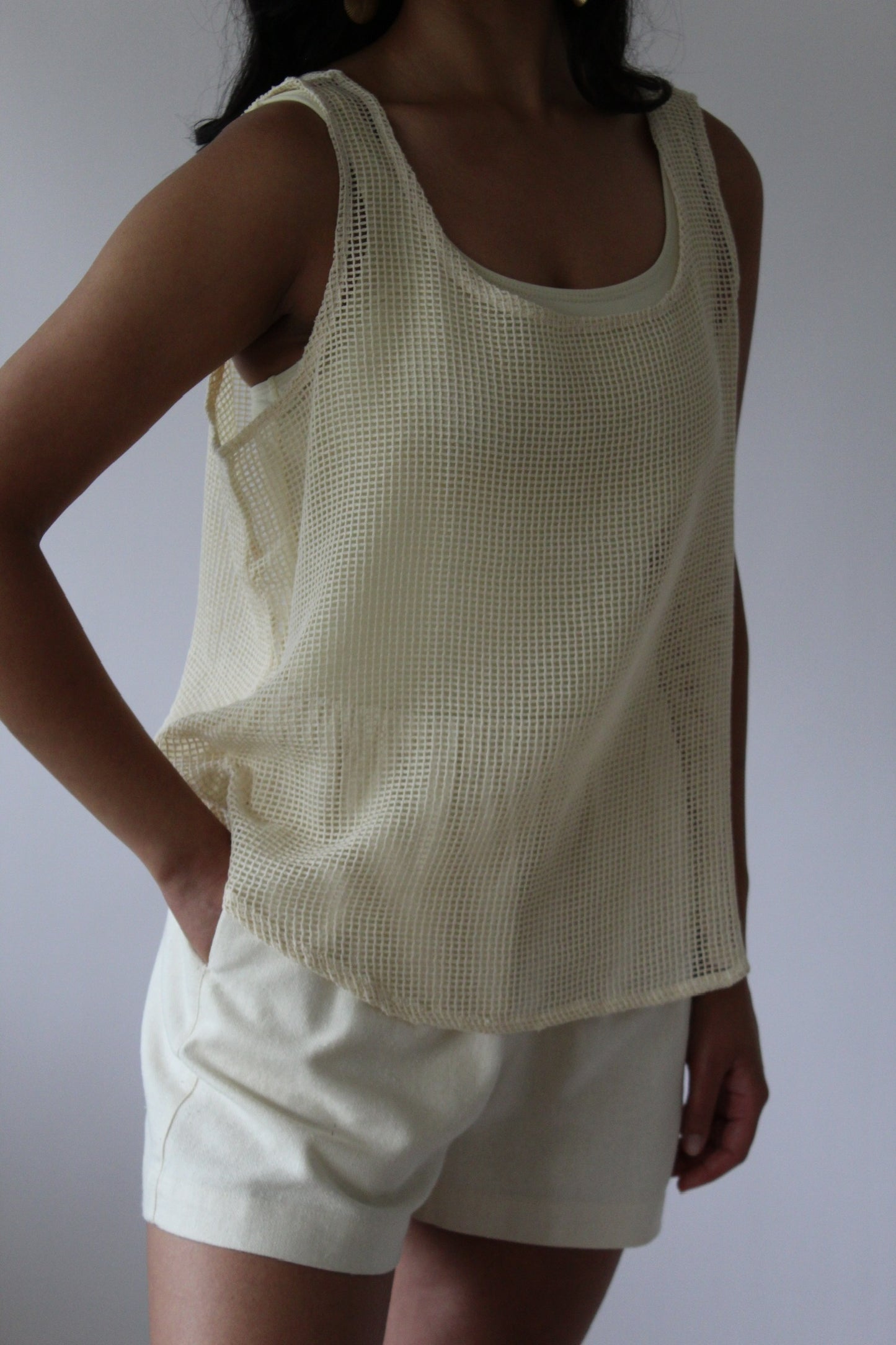 Marni Netted Cotton Tank