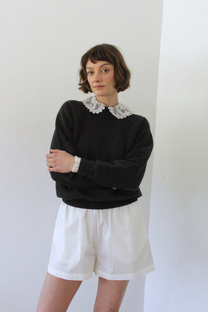 Reworked Vintage Collared Crewneck