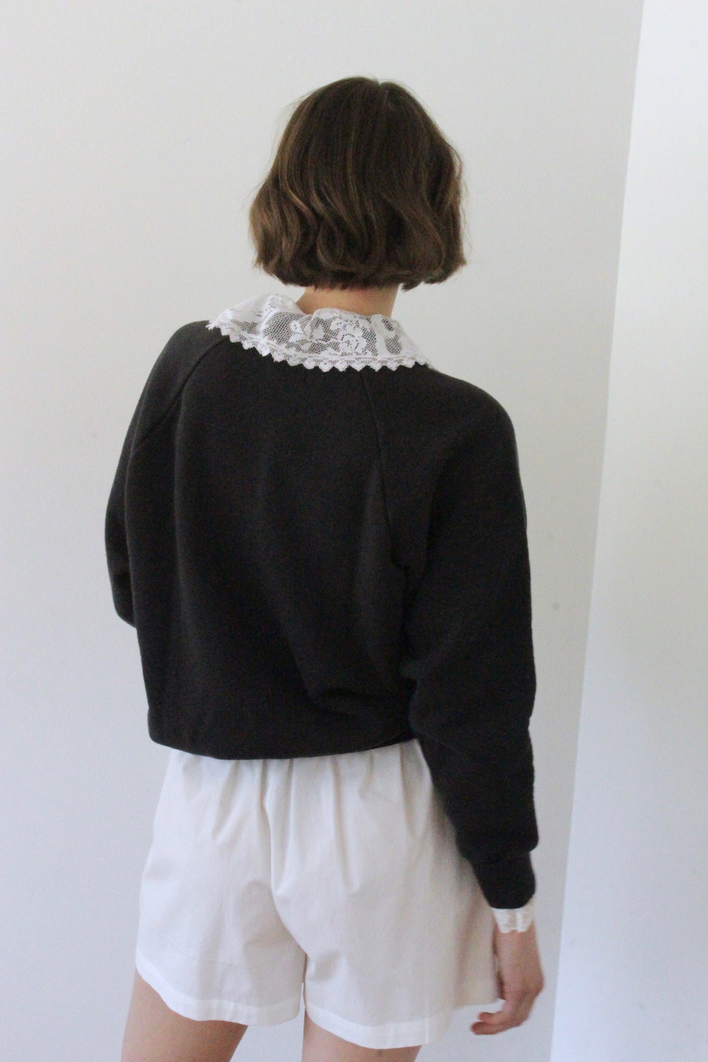 Reworked Vintage Collared Crewneck