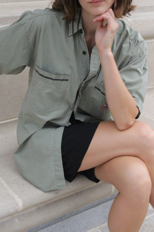 Vintage Guy Laroche Faded Olive Shirt