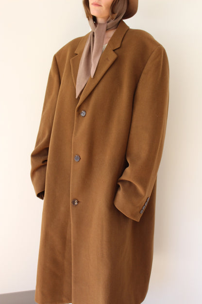 Gorgeous Calvin Klein Toffee Wool Coat