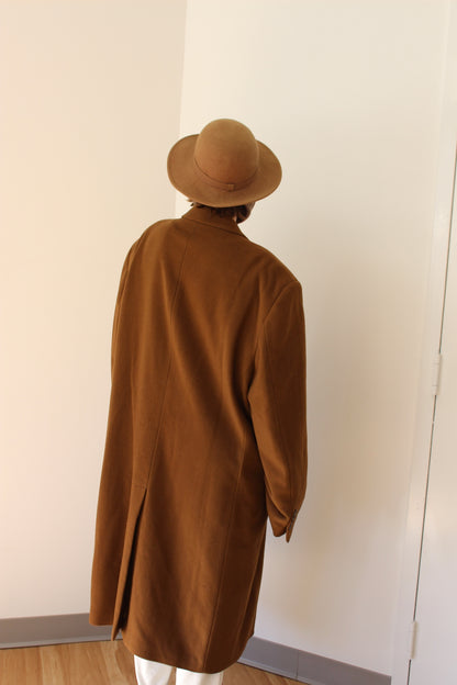Gorgeous Calvin Klein Toffee Wool Coat
