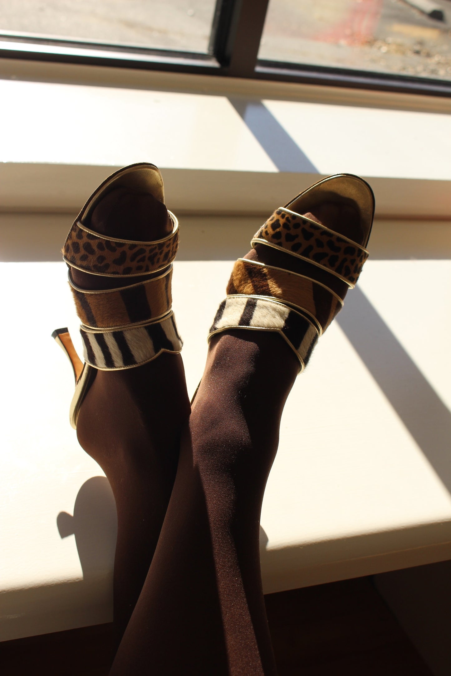 Amazing Manolo Blahnik Multi-Strap Heel