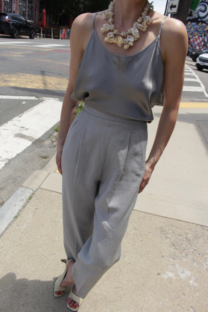 Vintage Givenchy Slate Linen Trousers