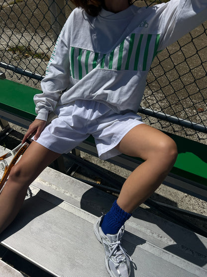 Favorite Vintage Diadora Green Striped Pullover