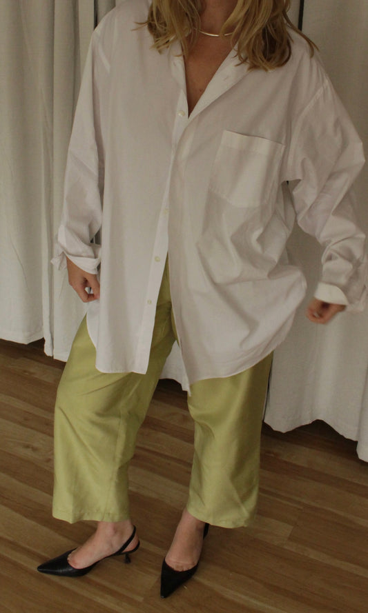 Vintage Crisp White DKNY Cotton Shirt