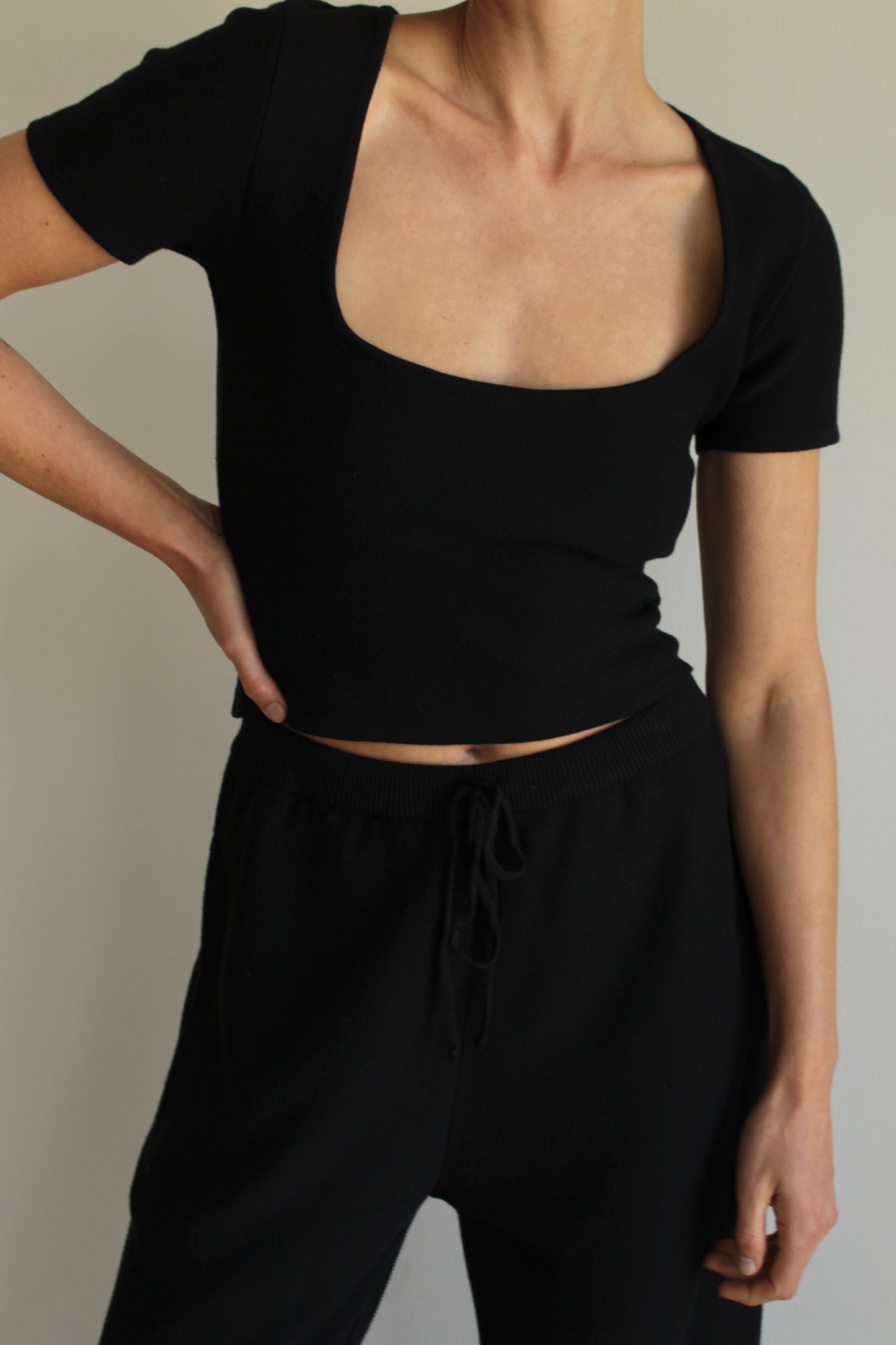 Lu Cotton Seed Stitch Top