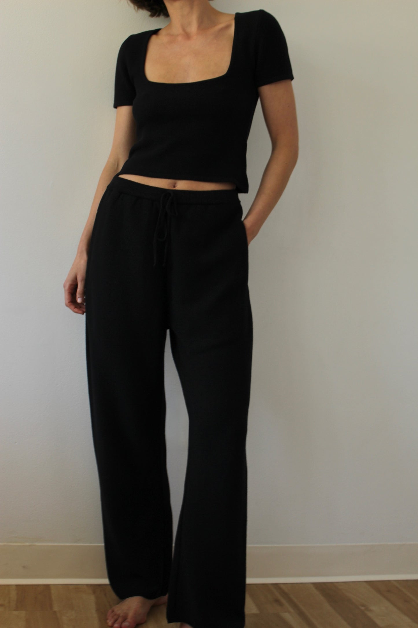 Sebby Cotton Seed Stitch Pant