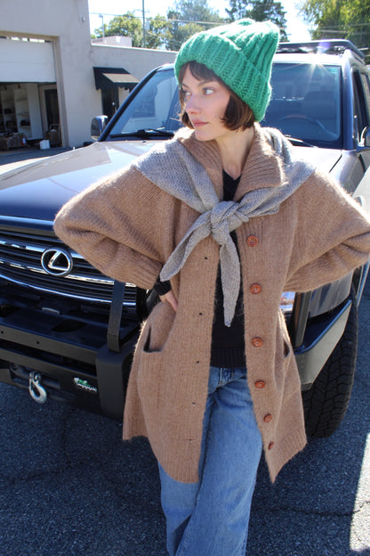 Hand Knit Wool Shawl