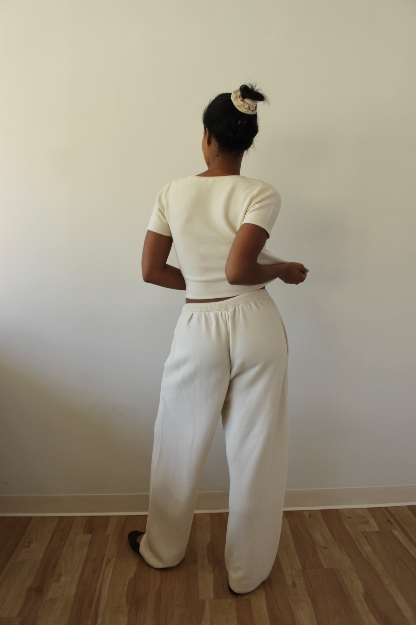 Sebby Cotton Seed Stitch Pant