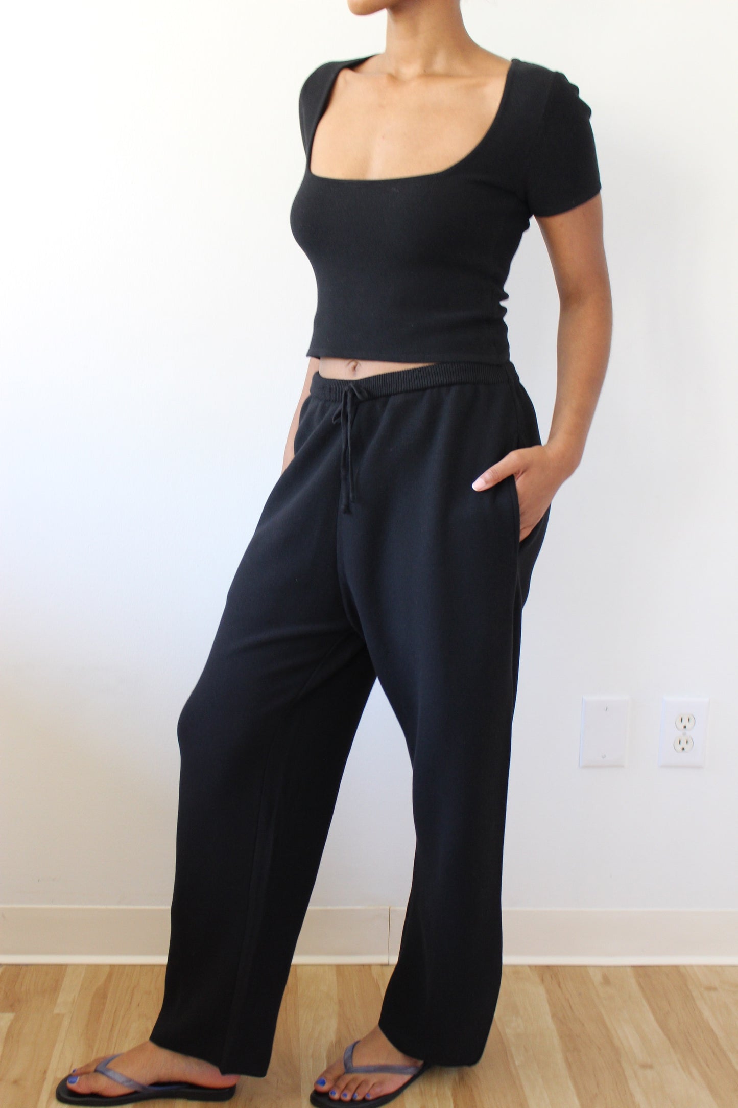 Sebby Cotton Seed Stitch Pant