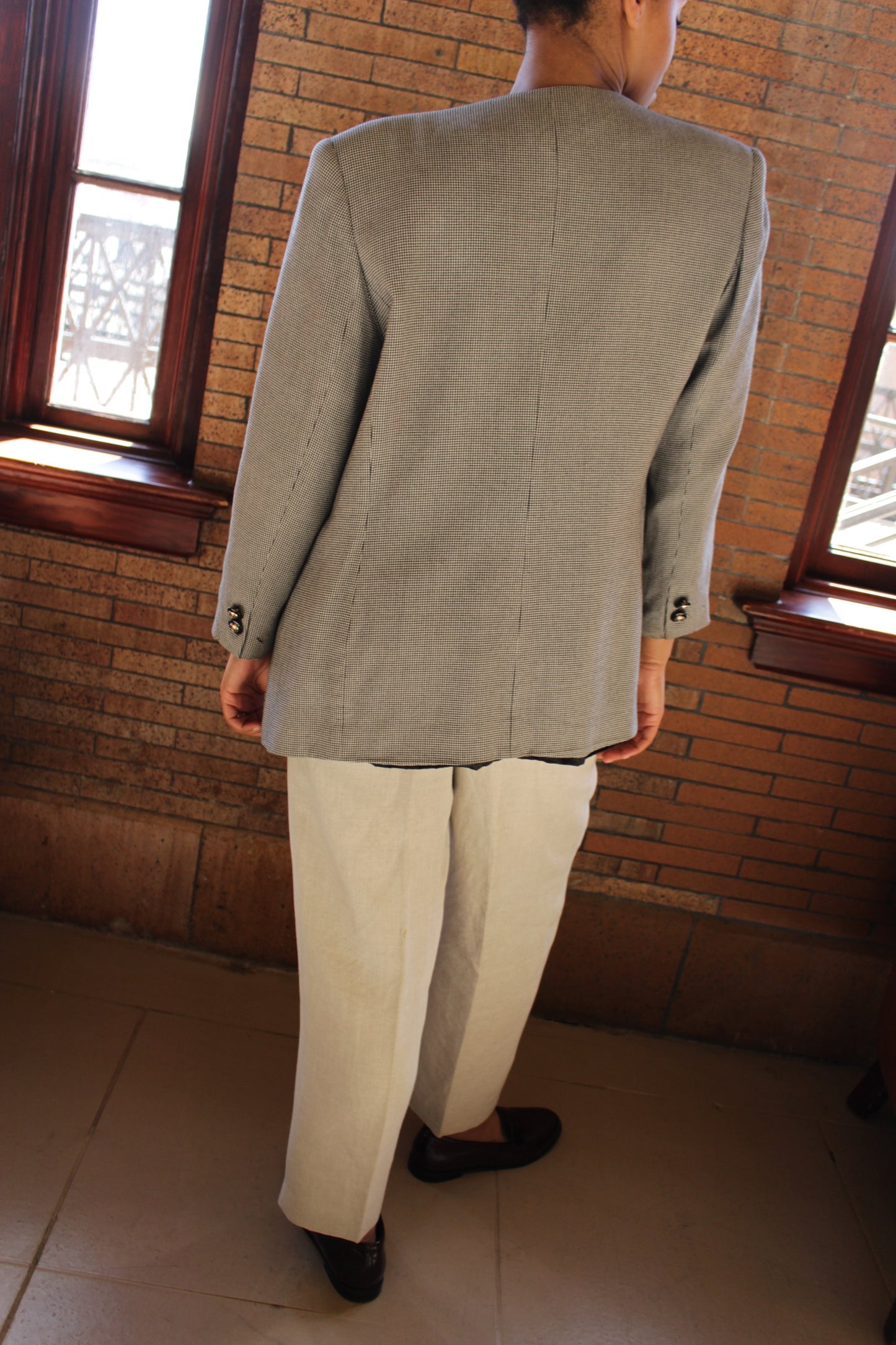 Favorite Vintage Houndstooth Vest & Blazer Set