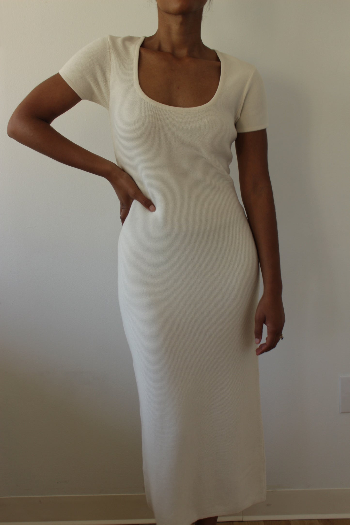 Lu Cotton Seed Stitch Dress