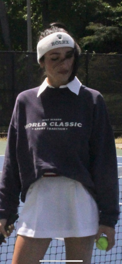 Vintage Deadstock Rolex Embroidered Wool Knit Headband