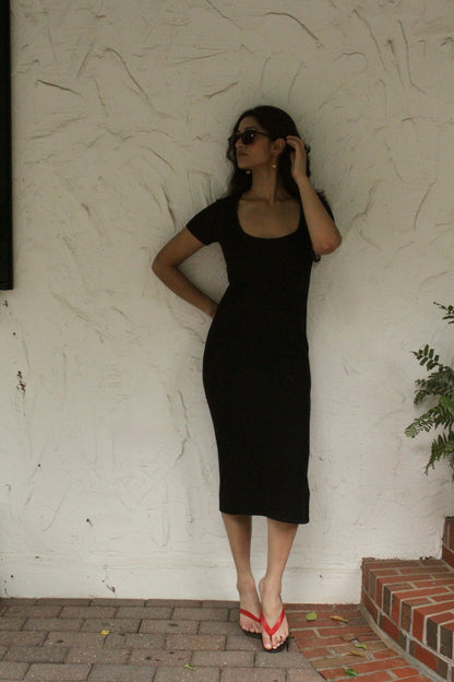 Lu Cotton Seed Stitch Dress