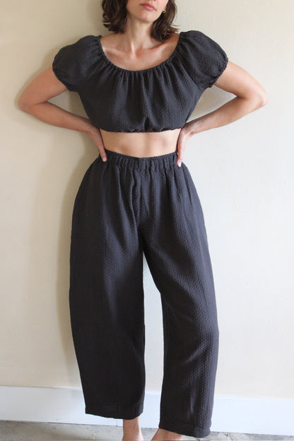 Camden Basketweave Cotton Pant