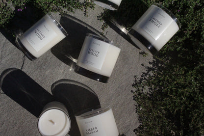 Vetiver Wood Candle / Available in 5oz & 8oz