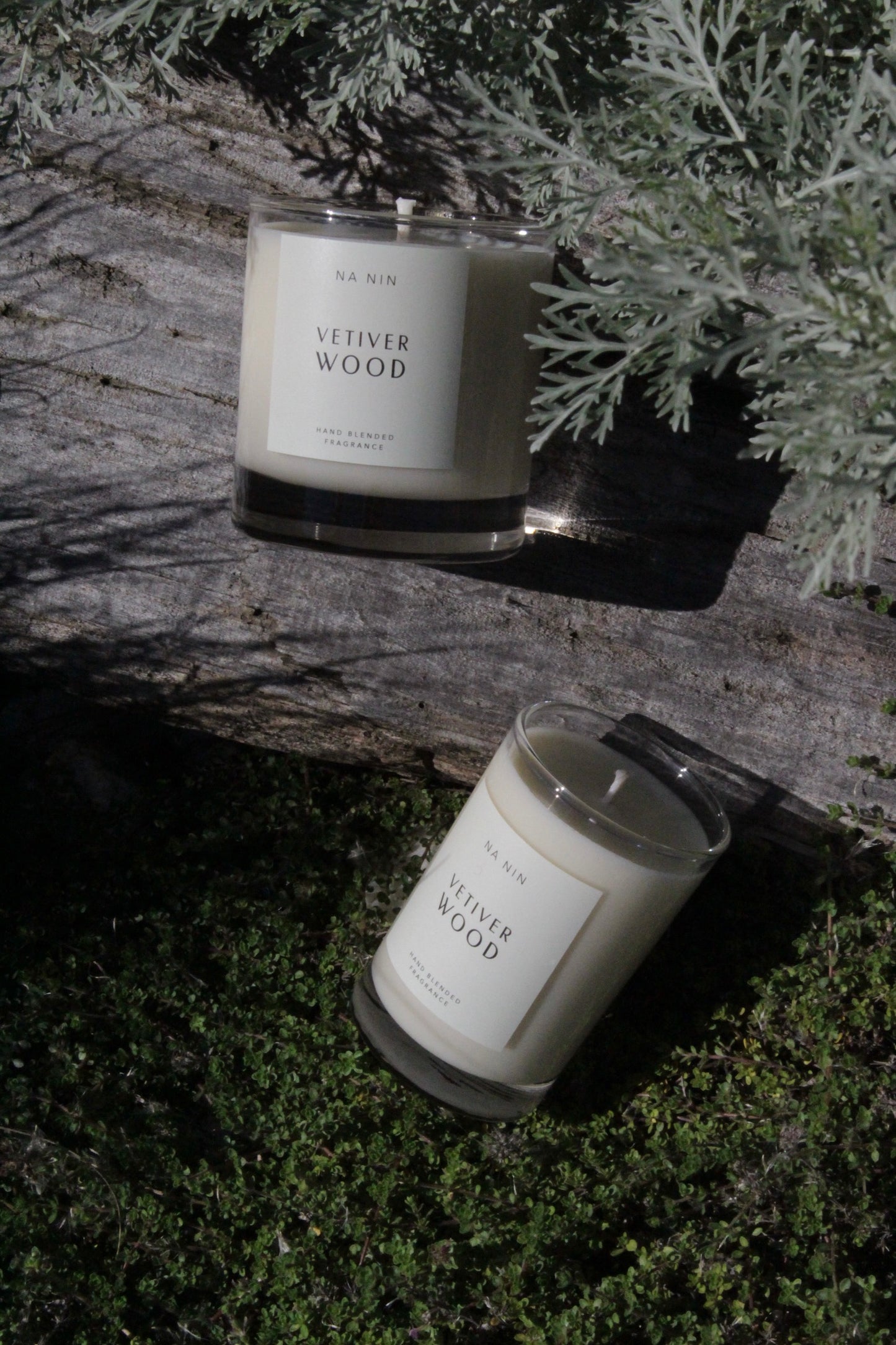 Vetiver Wood Candle / Available in 5oz & 8oz