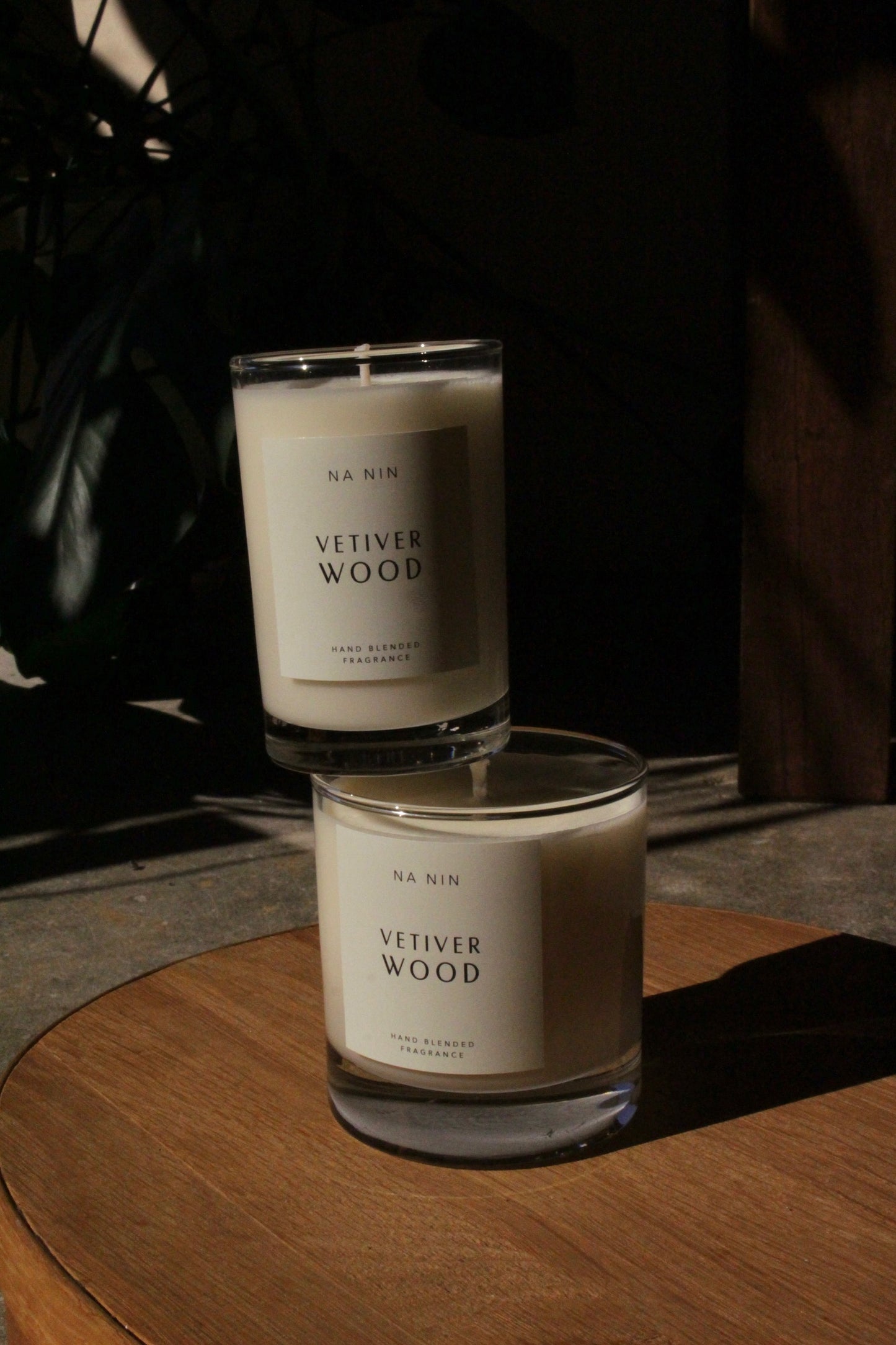 Vetiver Wood Candle / Available in 5oz & 8oz
