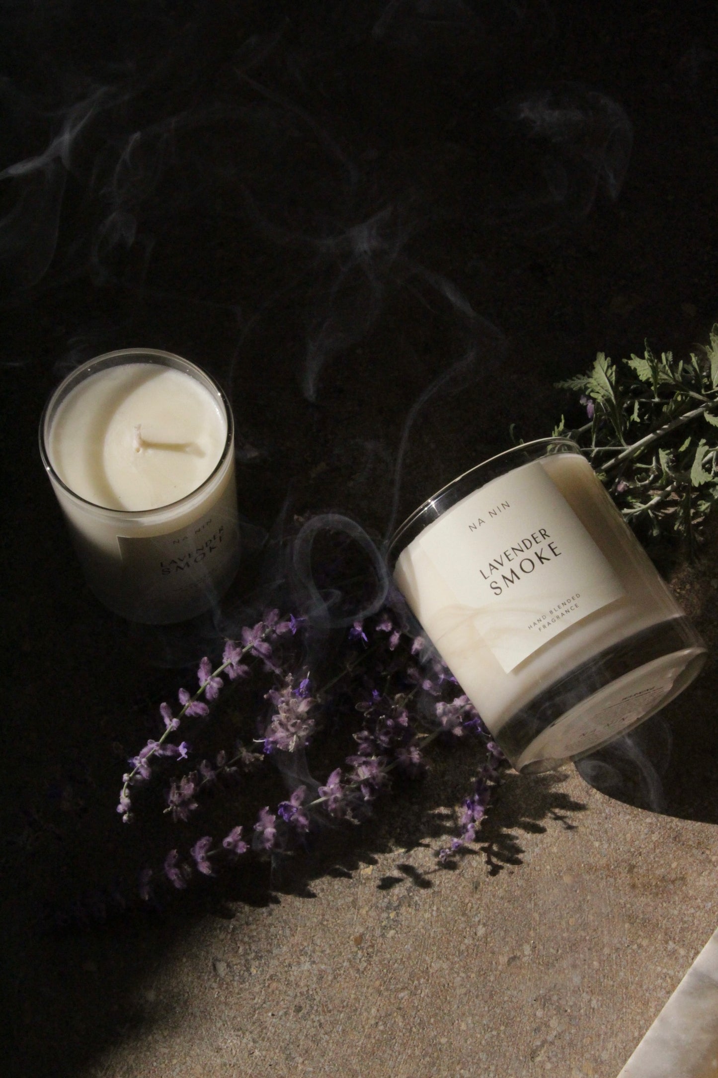 Lavender Smoke Candle / Available in 5oz & 8oz