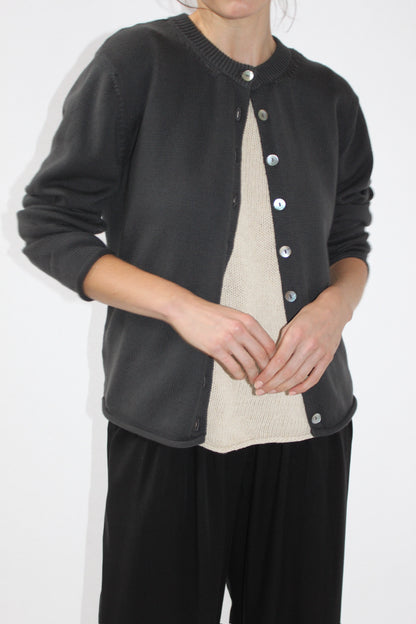 Demi Pima Cotton Cardigan