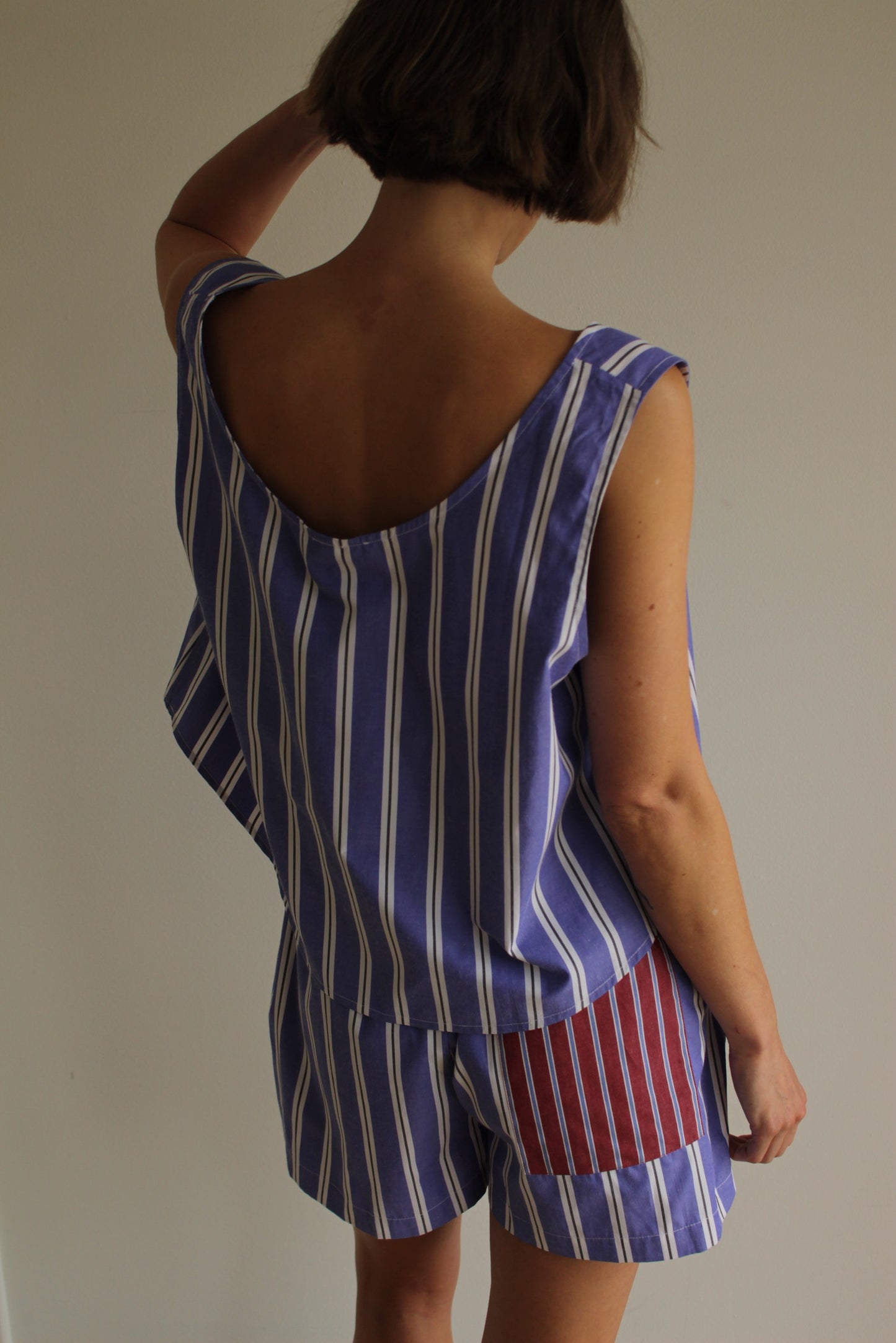 Marni Paper Cotton Patch Pocket Cropped Tank