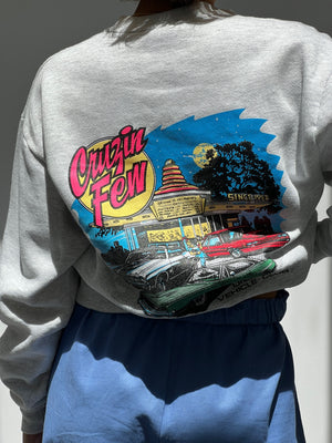 90s "Cruizin' Few" Heather Grey Sweatshirt