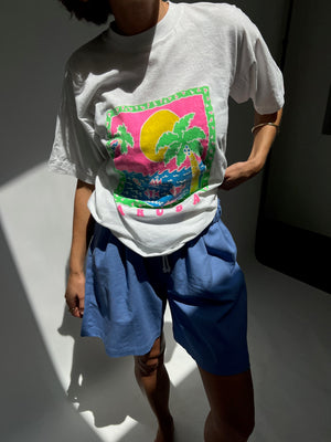 Vintage Aruba Neon Printed T-Shirt