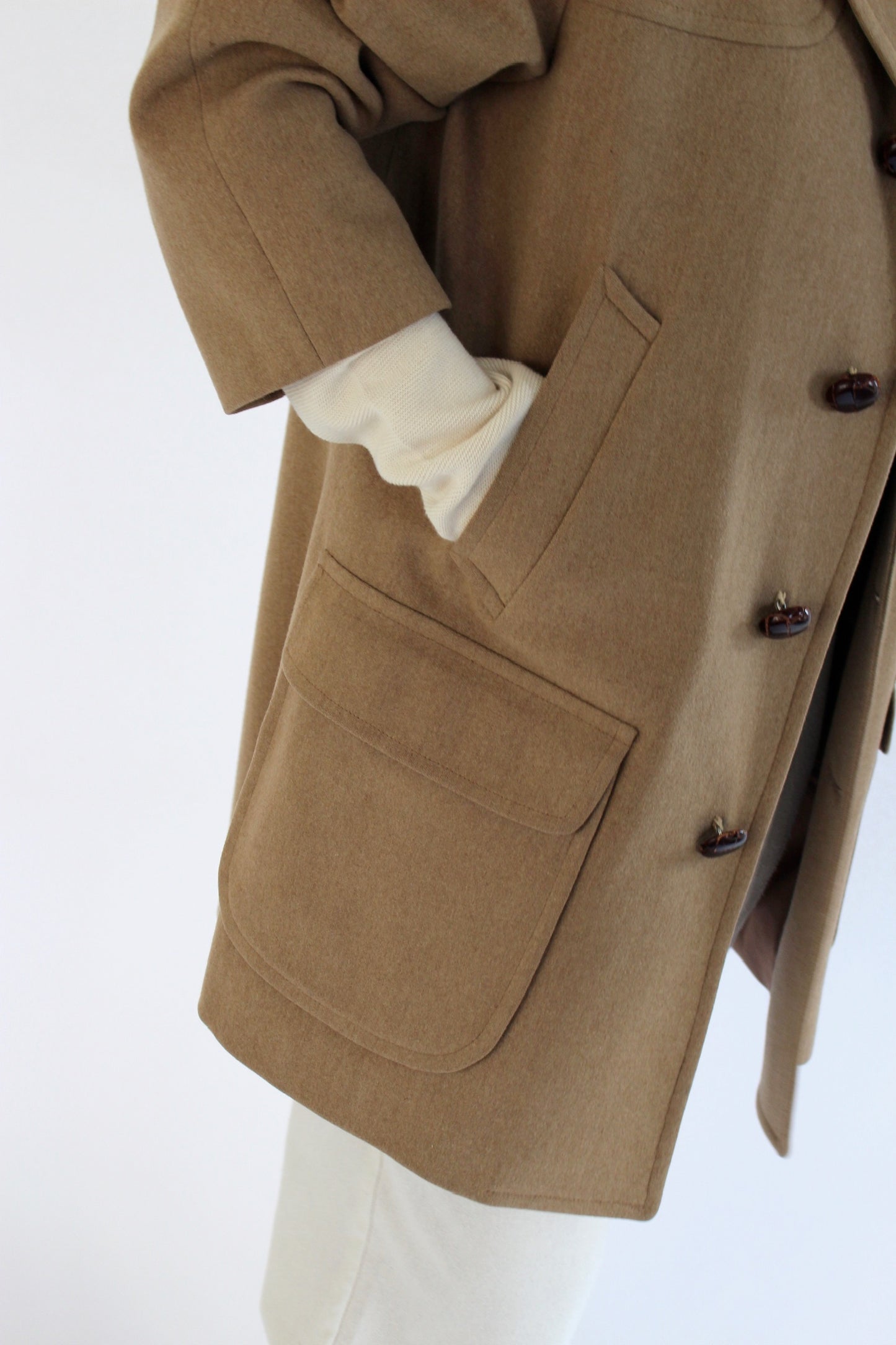 Vintage Pendleton Camel Wool Coat