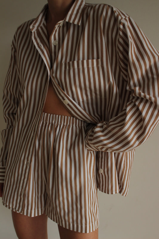 Arlo Paper Cotton Button Up