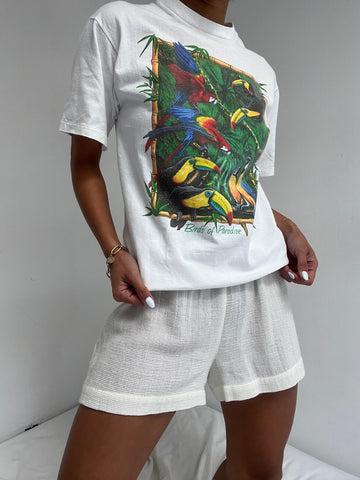 Vintage "Birds of Paradise" Graphic T-Shirt