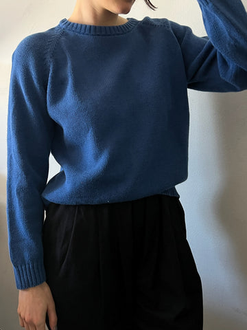 Vintage Faded Ocean Raglan Sweater