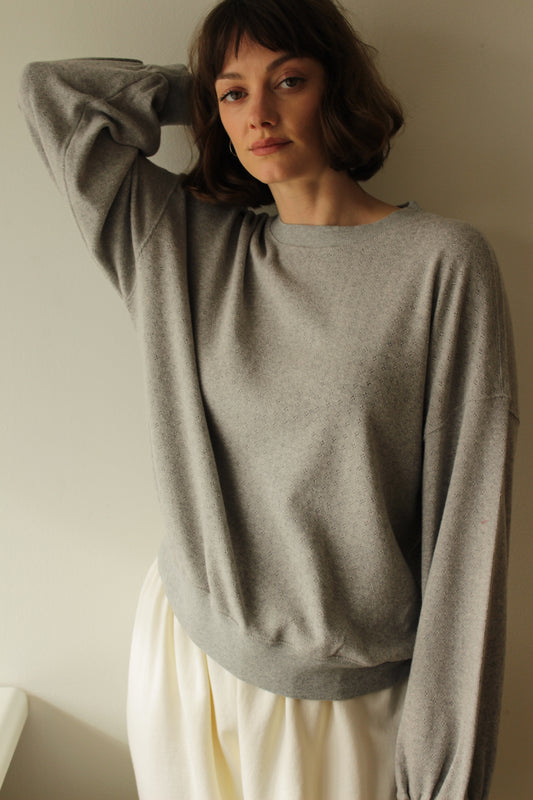 Pointelle Core Sweatshirt