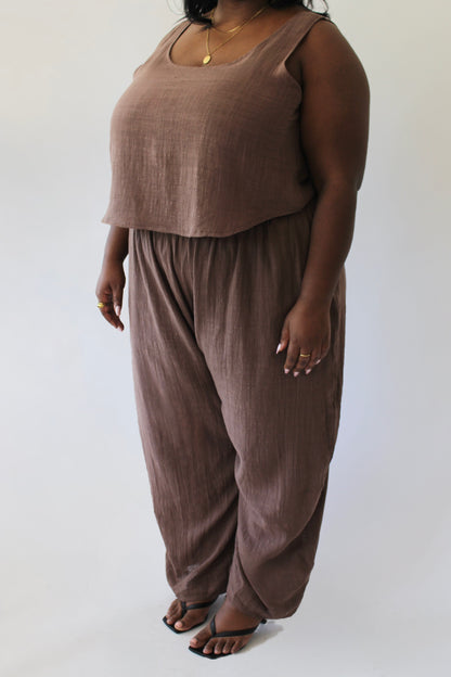Marni Cotton Gauze Cropped Tank
