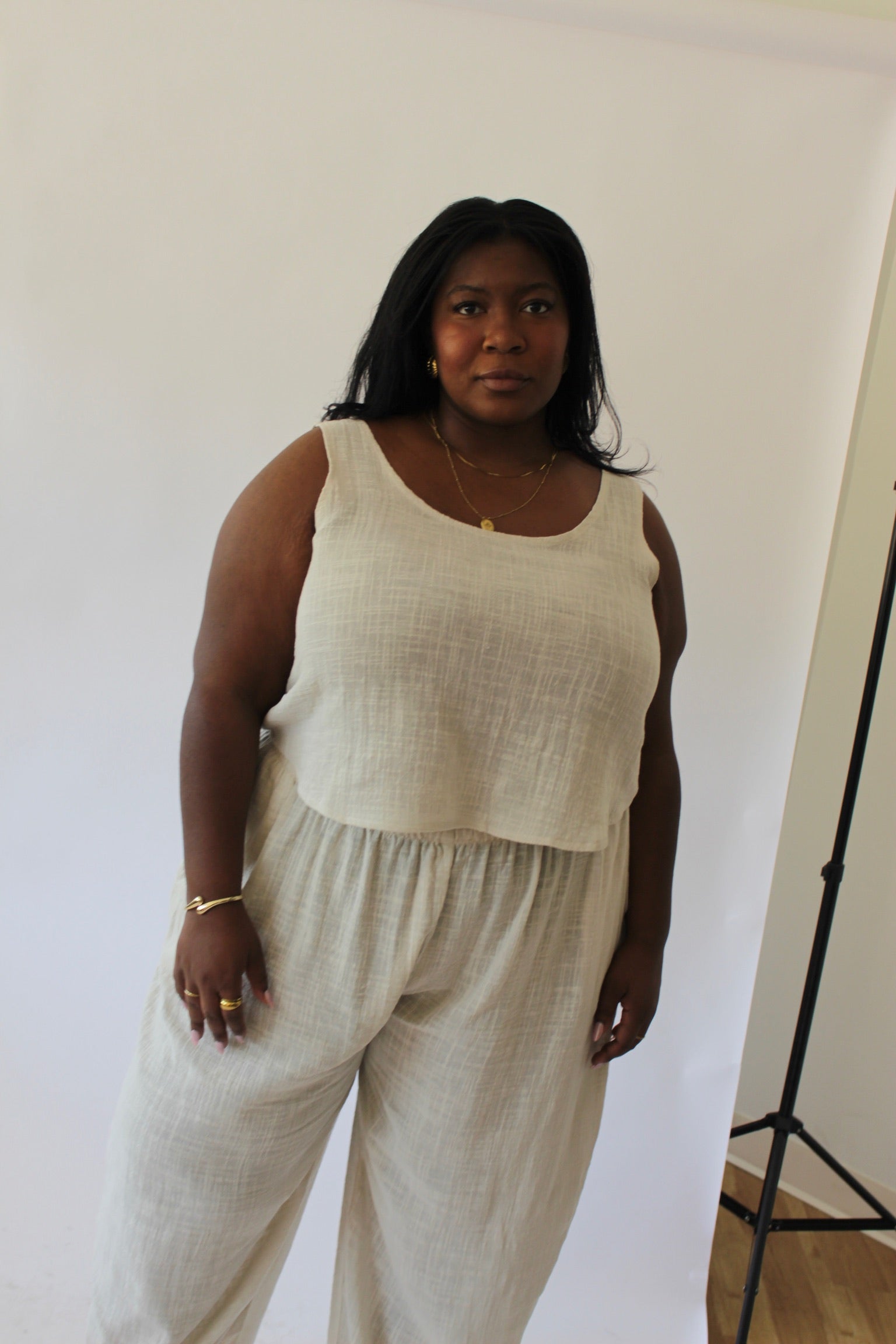 Marni Cotton Gauze Cropped Tank – NA NIN