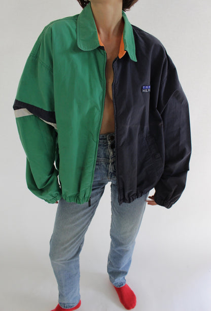 Fun 90s Two-Toned Tommy Hilfiger Jacket