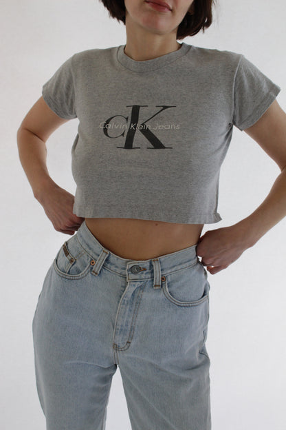 Favorite 90s Calvin Klein Cropped T-Shirt