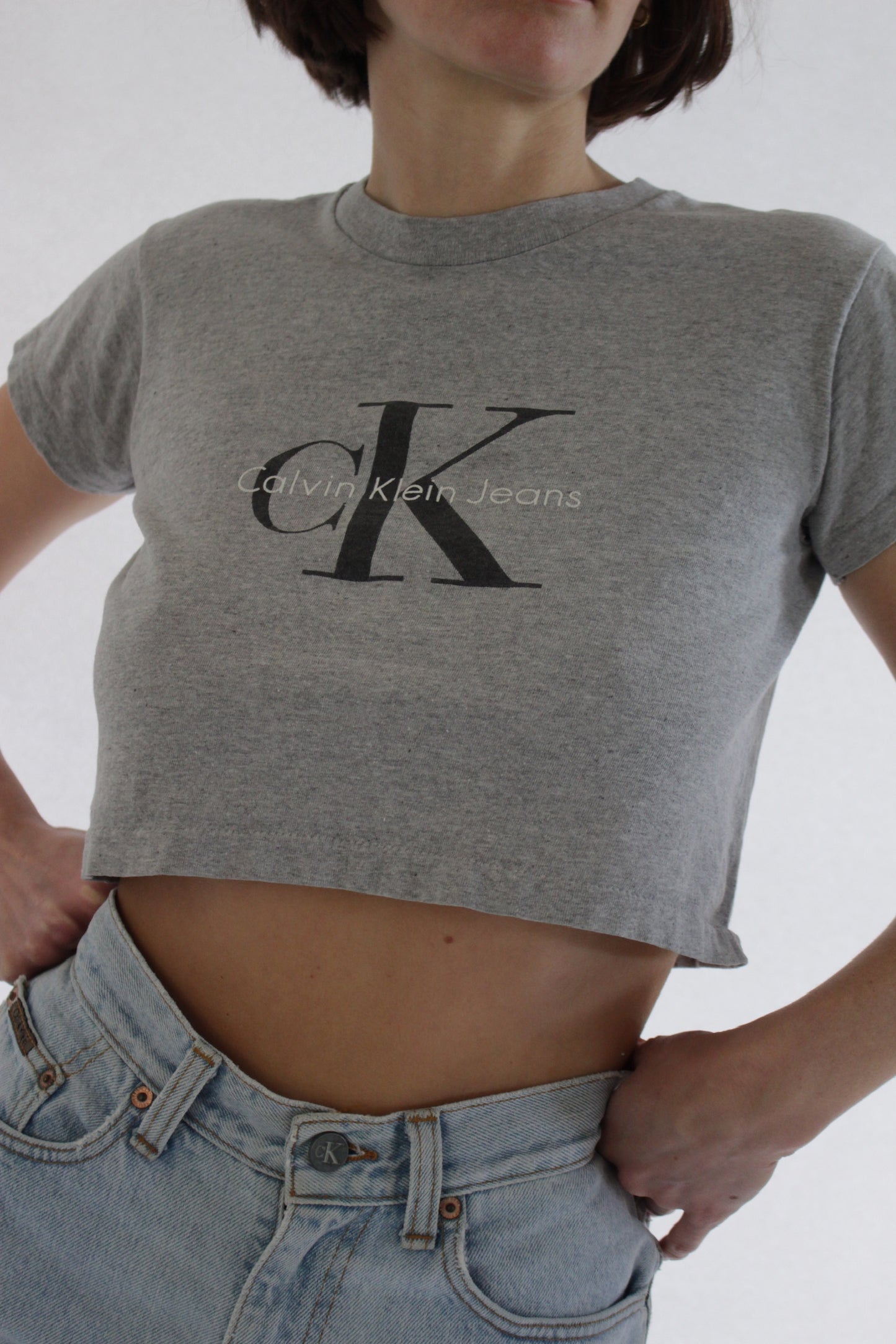 Favorite 90s Calvin Klein Cropped T-Shirt