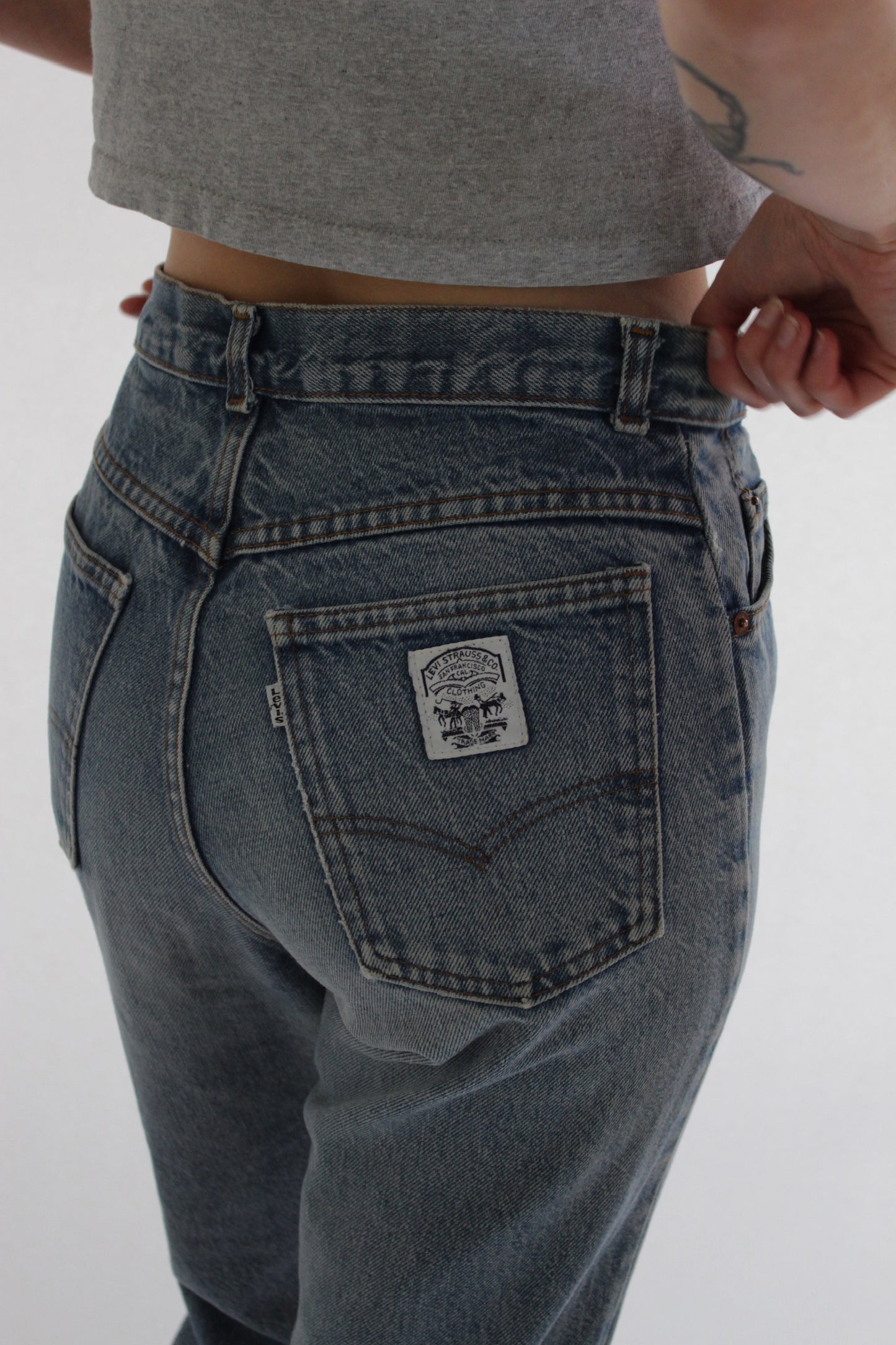 Vintage Stone Washed Levi's Denim