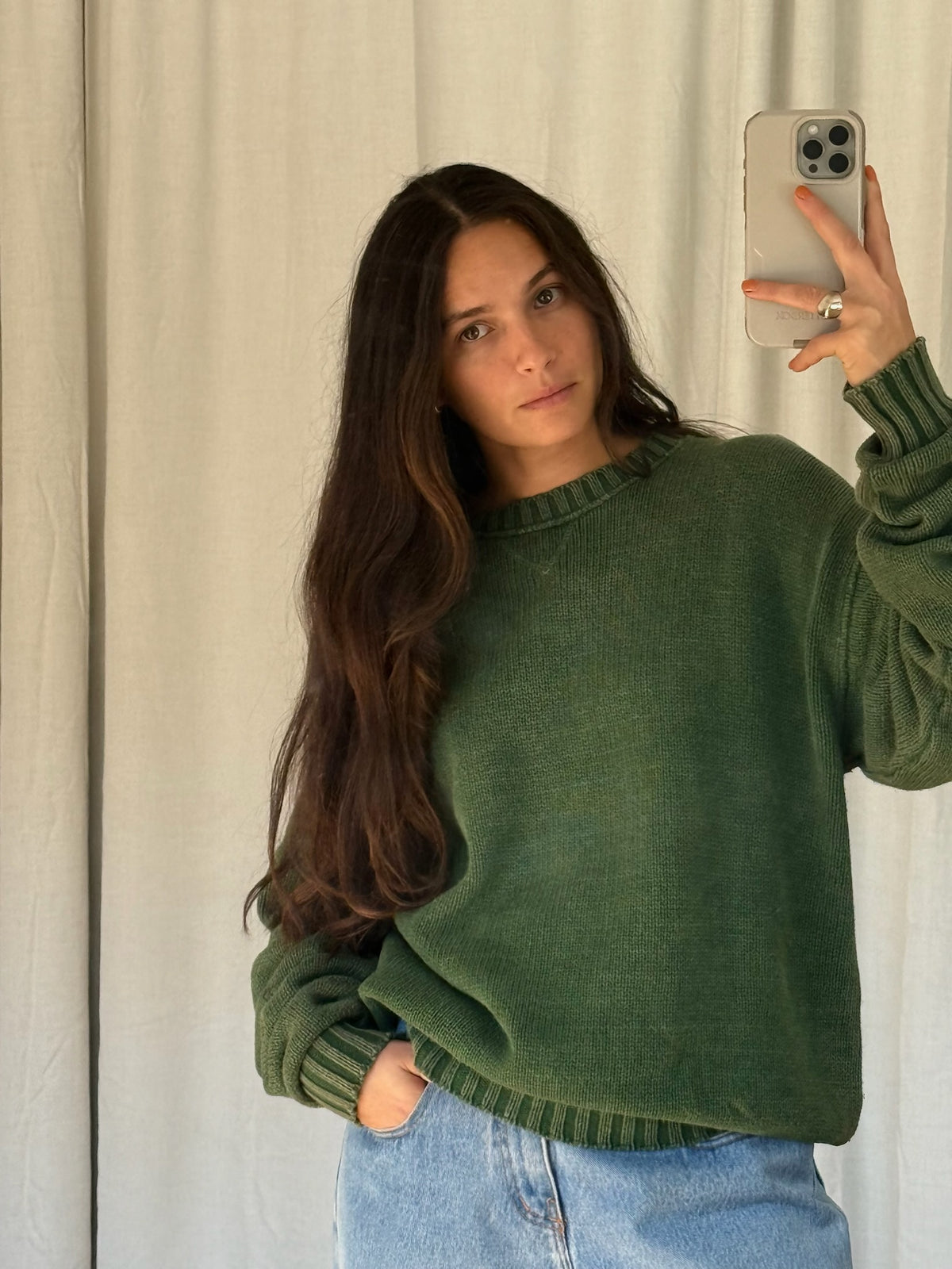 Vintage Calvin Klein Sport Olive Sweater