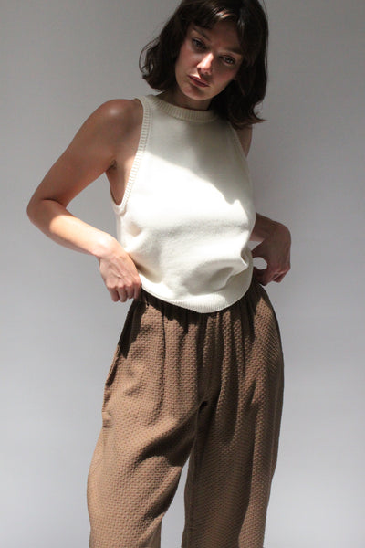Camden Basketweave Cotton Curve Pant – NA NIN
