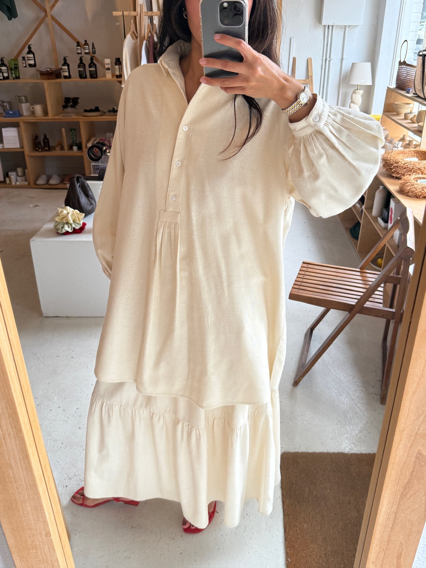 Sample Taylor Woven Silk Tunic