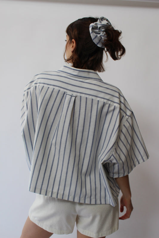 Reworked Striped Scrunchie