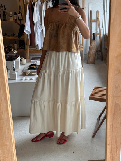 Sample Sabina Raw Silk Top