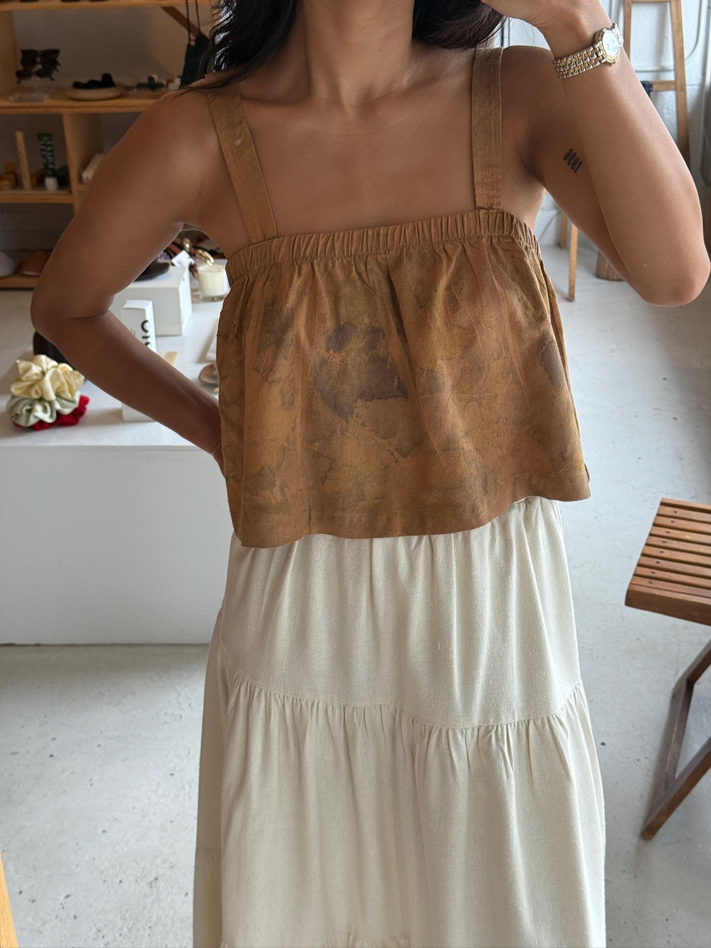 Sample Sabina Raw Silk Top